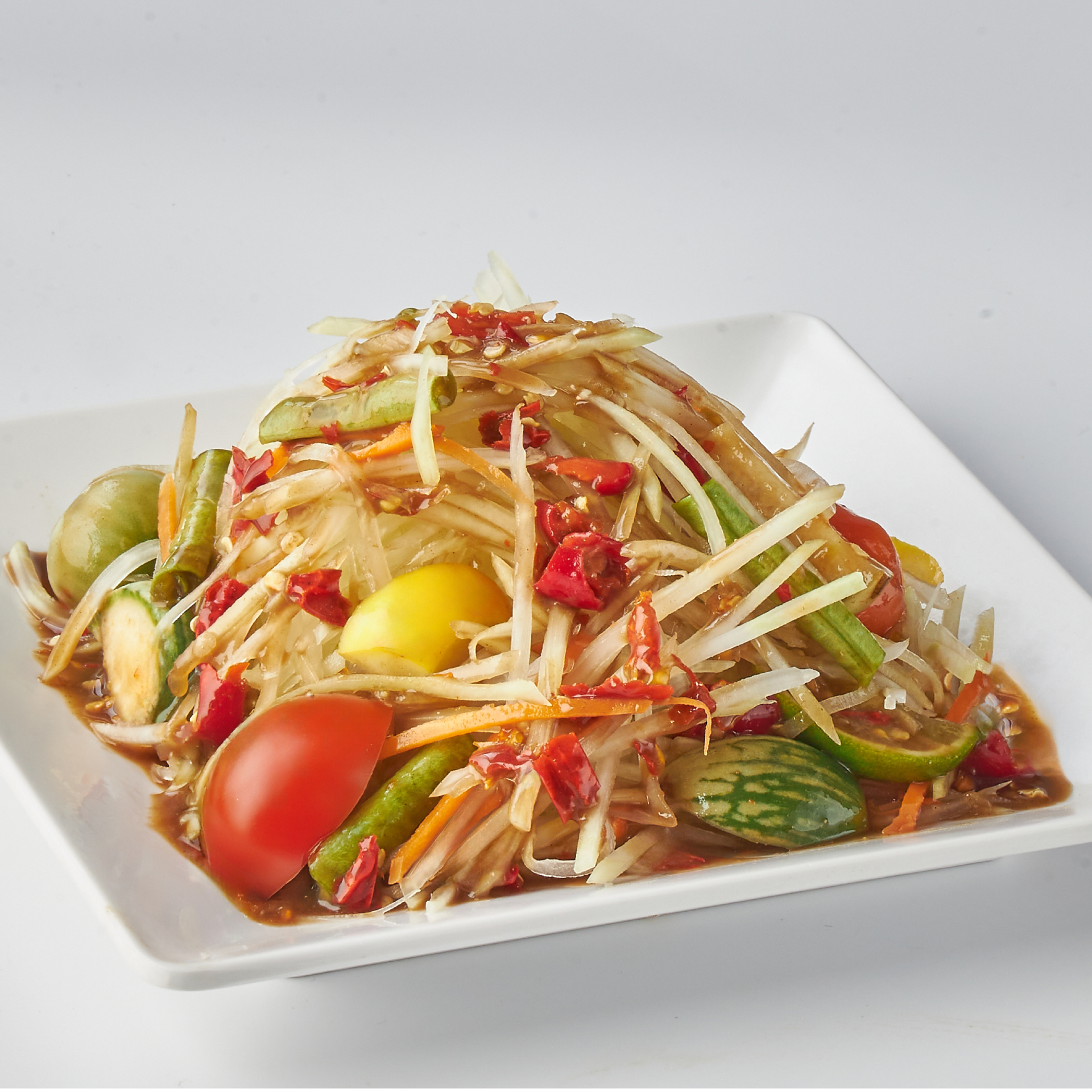 L-9 ຕຳໝາກຮຸ່ງ Papaya Salad 땀막홈