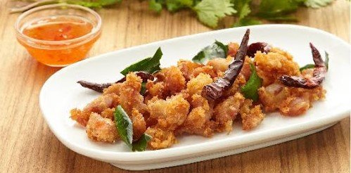 L-5 ທອດເອັນໄກ່ Deep fried chiekn tendon 닭 힘줄튀김